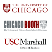 University of Chicago logo
Chicago Booth logo
USC Marshall logo