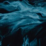 Abstract dark teal fluid texture representing middle-market M&A preparation complexity