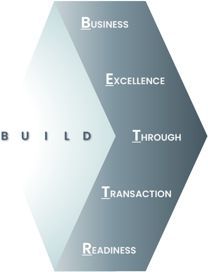 Graphic stating Build BETTR, where BETTR stands for Business Efficiency Through Transaction Readiness